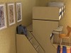 Детская двухъярусная кровать Дуэт-4 дуб молочный кромка венге - дополнительное фото