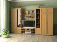 Мебельная стенка Веста со шкафом бук