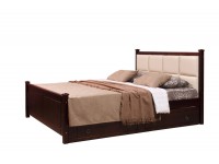 Кровать мягкая Дания-1 160х200 с ящиками из сосны