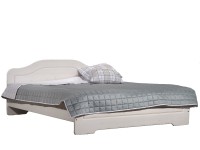 Кровать Эрика 1200х2000 (белая) из массива карельской сосны