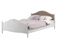 Кровать Айно №14 мягкая 160х200 двуспальная из сосны