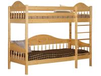 Кровать (F3) 2-х ярусная 700х1500 из карельской сосны