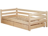 Тахта из сосны Классика (S3) 700х1500 с ящиками