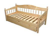 Тахта из массива сосны Фрея (F3) 700х1500 с ящиком
